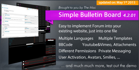 84 Simple Bulletin Board V42