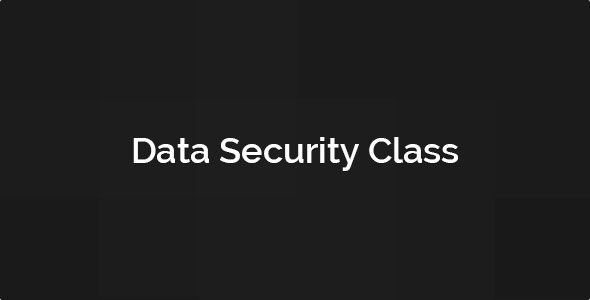 87 Codecanyon Data Security Class