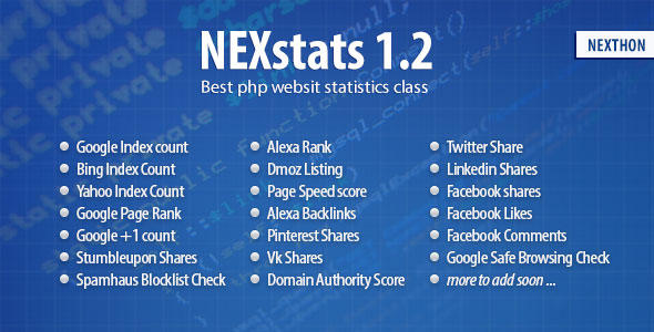 90 Codecanyon Nexstats Class V13