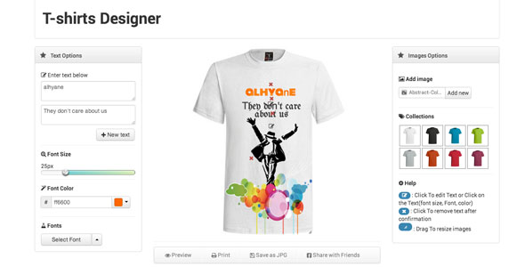 1 T Shirt Designer