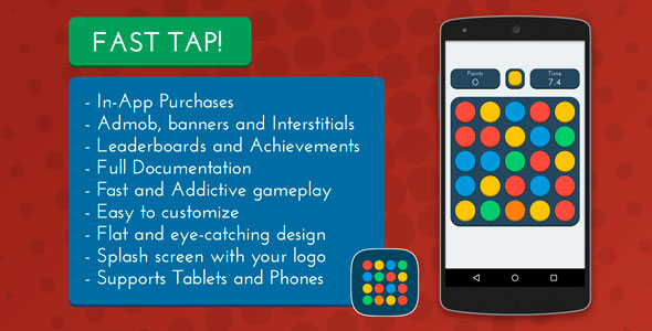 130 Fast Tap Admob Leaderboards Iap