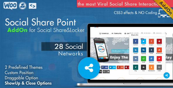164 Social Share Point Addon Wordpress
