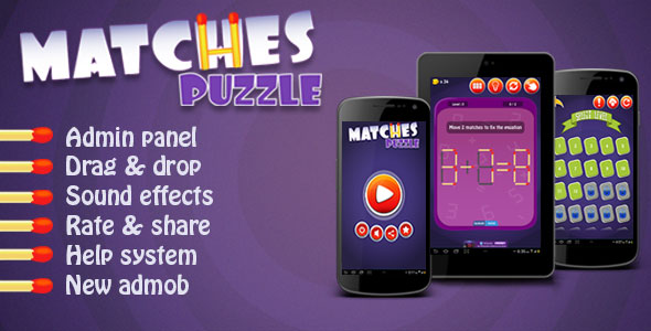 169 Matches Puzzle Android Game