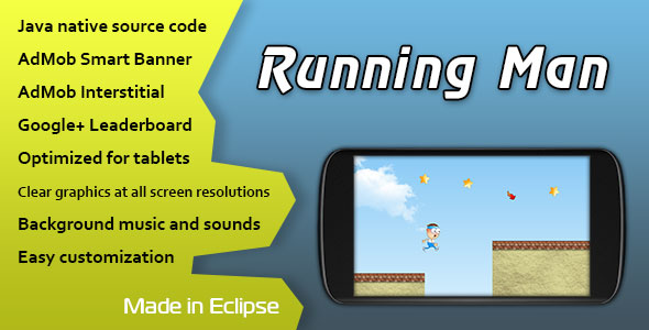 170 Running Man With Admob And Leaderboard