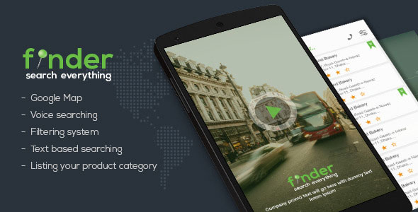 195 Finder Android App Template