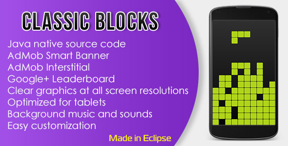 197 Classic Blocks With Admob And Leaderboard