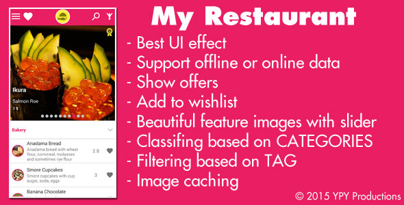 205 My Restaurant App