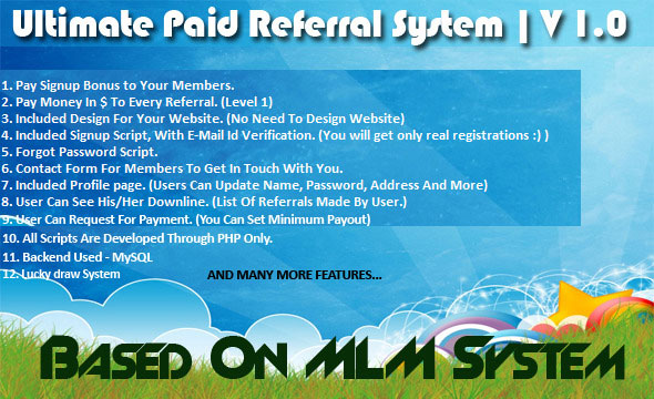 212 Ultimate Paid Referral System