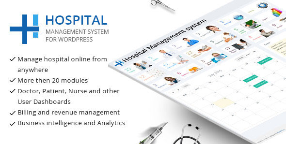 225 Hospital Management System For Wordpress
