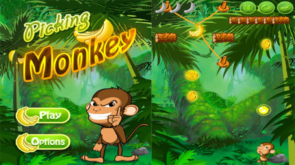 292 Picking Monkey Game With Admob