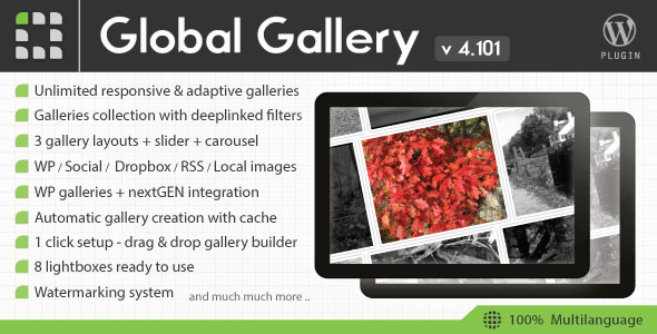 319 Global Gallery Wordpress Responsive Gallery