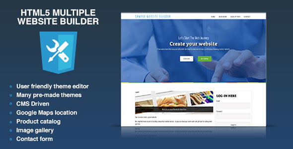 362 Html5 Multiple Website Builder Multisite Cms