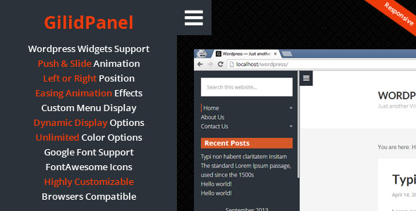 386 Gilidpanel Wordpress Sliding Panel Sidebar