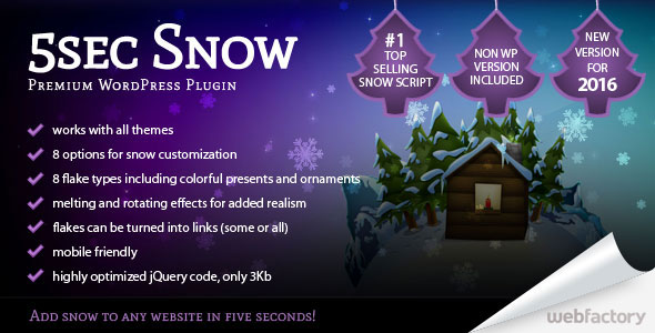 410 5sec Snow Wordpress Plugin