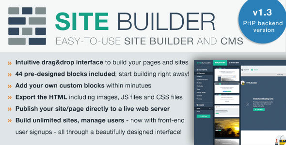 427 Sitebuilder Lite Dragdrop Site Builder And Cms