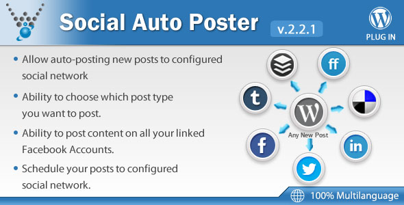 561 Social Auto Poster V221 Wordpress Plugin