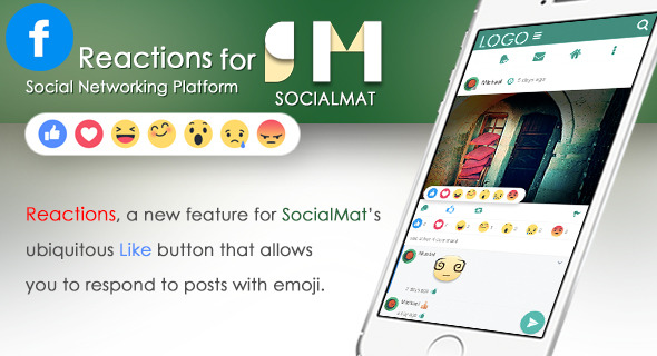 573 Facebook Style Reaction For Socialmat