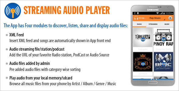 578 Streaming Audio Player